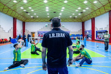 تمرین تیم‌‌های ملی والیبال نشسته مردان ایران