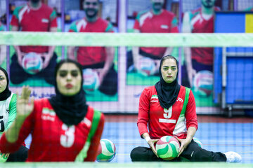 تمرین تیم‌‌های ملی والیبال نشسته زنان ایران