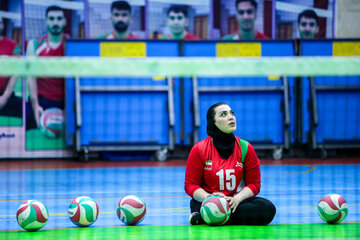 تمرین تیم‌‌های ملی والیبال نشسته زنان ایران