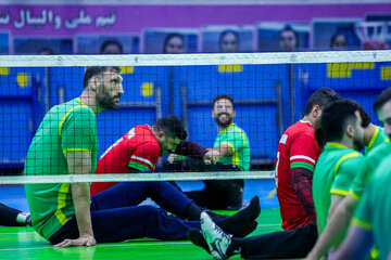 تمرین تیم‌‌های ملی والیبال نشسته مردان ایران