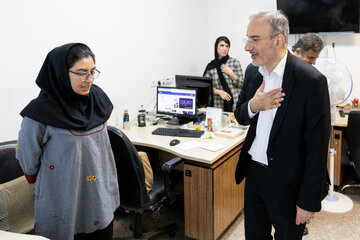حضور پدرام پاک آیین، نماینده مدیران رسانه ها در هیأت نظارت بر مطبوعات به مناسبت روز خبرنگار در ایسنا