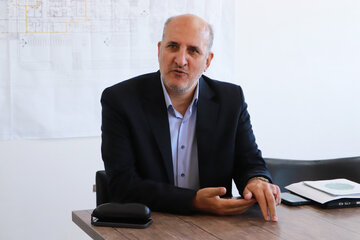 سخنرانی ، خسرو کنعانی ریئس جهاد دانشگاهی آذربایجان شرقی در بازدید ریئس جهاد دانشگاهی آذربایجان شرقی از مرکز جامع در حال ساخت بیماران مبتلا به سرطان-تبریز