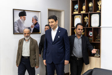 حضور سید ستار هاشمی، وزیر ارتباطات و فناوری اطلاعات به مناسبت روز خبرنگار در ایسنا