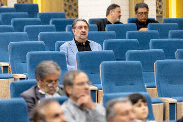 حسین سلیمی در مراسم ترحیم ابوالقاسم قاسم‌زاده