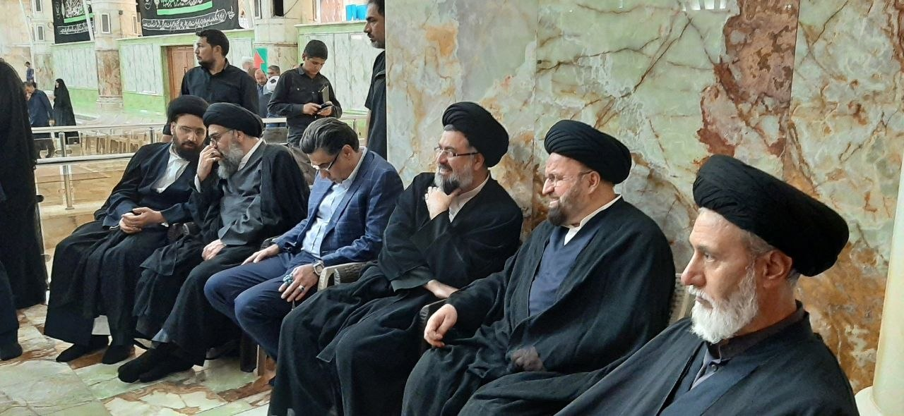 برگزاری مراسم تشییع و تدفین والده همسر حجت الاسلام سید حسن خمینی در حرم امام خمینی (ره)