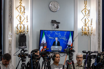 نشست خبری اسماعیل بقایی، سخنگوی وزارت امور خارجه