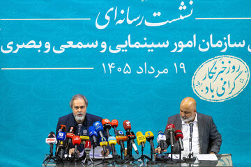 نشست خبری رائد فریدزاده، رئیس سازمان سینمایی