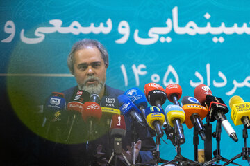 نشست خبری رائد فریدزاده، رئیس سازمان سینمایی