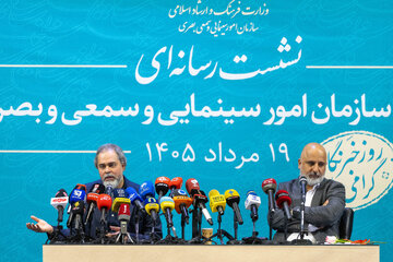 نشست خبری رائد فریدزاده، رئیس سازمان سینمایی
