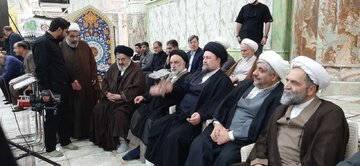 برگزاری مراسم تشییع و تدفین والده همسر سیدحسن خمینی در حرم امام خمینی (ره)