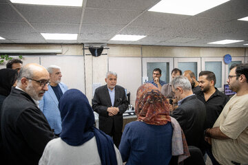 حضور سیدرضا صالحی‌امیری، وزیر میراث فرهنگی، گردشگری و صنایع دستی به مناسبت روز خبرنگار در ایسنا