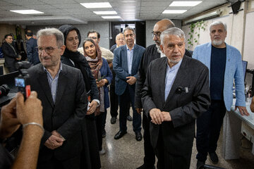 حضور سیدرضا صالحی‌امیری، وزیر میراث فرهنگی، گردشگری و صنایع دستی به مناسبت روز خبرنگار در ایسنا