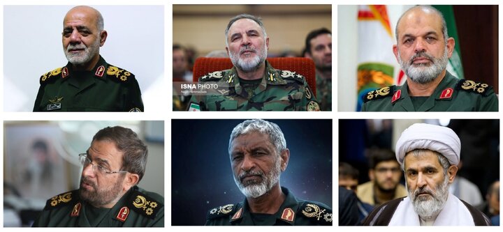 نگاهی به کارنامه سوابق منصوبان جدید در نیروهای مسلح