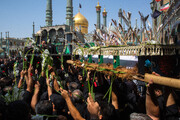 عزاداری ۲۸ صفر در حرم حضرت فاطمه معصومه(س)