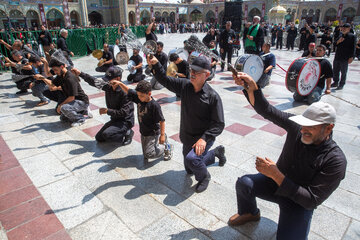 عزاداری 28 صفر در حرم حضرت فاطمه معصومه(س)