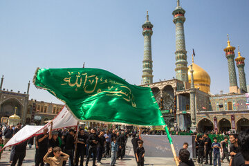 عزاداری 28 صفر در حرم حضرت فاطمه معصومه(س)