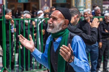 عزاداری 28 صفر در حرم حضرت فاطمه معصومه(س)