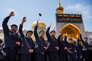 عزاداری ۲۸ صفر در حرم مطهر رضوی