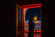 آیین لاله گردانی شهادت امام رضا (ع) در حرم شاهچراغ(ع)