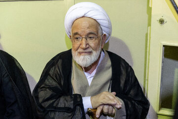 مهدی کروبی در مراسم بزرگداشت نساءالسادات آل یاسین

