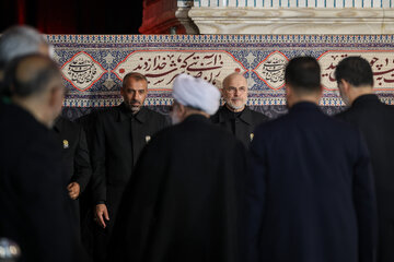 محمدباقر قالیباف، رئیس مجلس شورای اسلامی در مراسم خطبه خوانی شب شهادت امام رضا (ع)