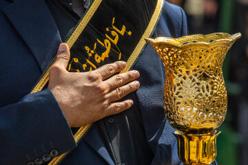 عزاداری شهادت علی ابن موسی الرضا(ع) در حرم کریمه اهل بیت(ع)