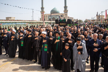 عزاداری شهادت علی ابن موسی الرضا(ع) در حرم کریمه اهل بیت(ع)