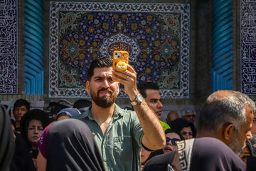 عزاداری شهادت امام رضا ( ع ) در حرم مطهر رضوی