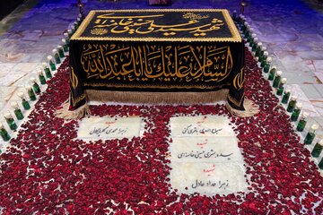 زیارت مزار رهبر شهید انقلاب در سالروز شهادت امام رضا (ع)