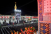 مراسم شام غریبان شهادت امام رضا(ع) در حرم مطهر رضوی