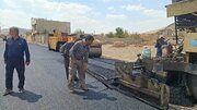 تکمیل آسفالت معابر اصلی روستای توتل ملایر در قالب فاز نخست طرح هادی