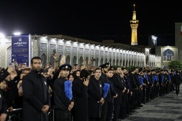 مراسم شام غریبان شهادت امام رضا(ع) در حرم مطهر رضوی