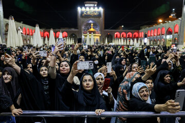 مراسم شام غریبان شهادت امام رضا(ع) در حرم مطهر رضوی