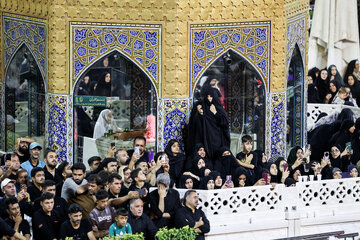 مراسم شام غریبان شهادت امام رضا(ع) در حرم مطهر رضوی