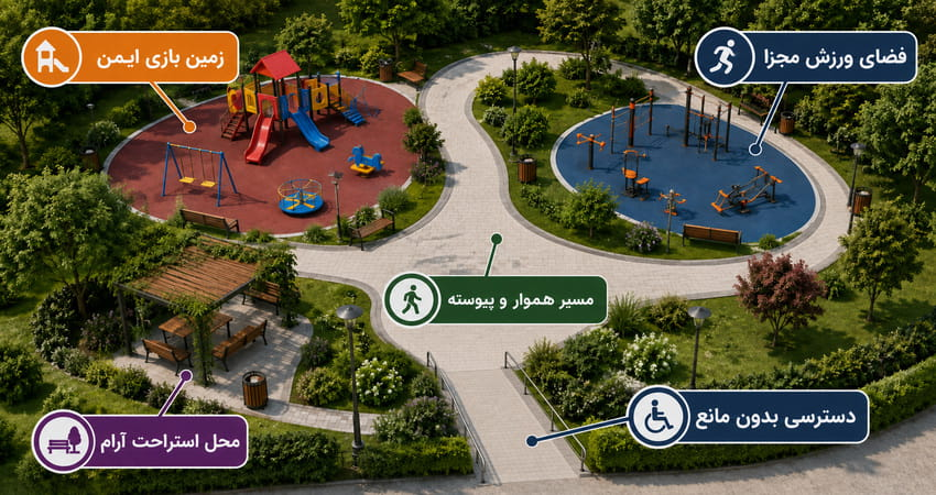 بوستان استاندارد چه ویژگیهایی دارد/ راهنمای انتخاب تجهیزات فضای عمومی