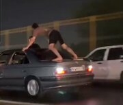توقیف خودروی متخلف پس از انجام حرکات نمایشی و خطرآفرین در اهواز 