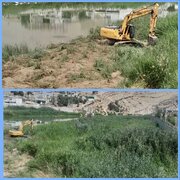 آغاز عملیات لایروبی رودخانه کشکان درمحدوده شهرستان پلدختر 