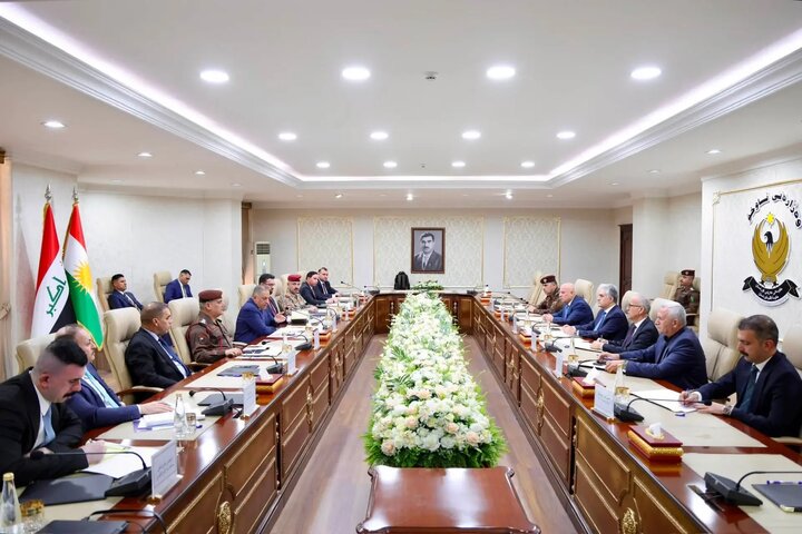 برگزاری نشست کمیته عالی اجرای مفاد توافقنامه امنیتی میان ایران و عراق در اربیل