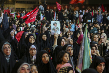 مردم خراسان در چهلم قرآنی‌ترین رهبر شهید - مشهد