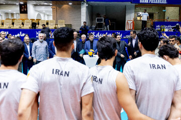 تمرین تیم ملی والیبال ایران