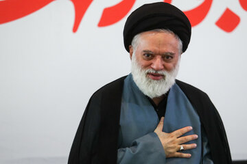 سید مصطفی خامنه‌ای در مراسم بزرگداشت چهلم «آقای شهید ایران»