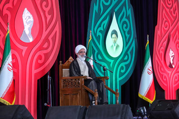محمدجواد حاج‌علی‌اکبری در مراسم بزرگداشت چهلم «آقای شهید ایران»