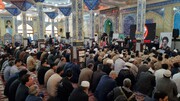 مراسم چهلمین روز شهادت امام شهید ایران اسلامی در مسجد جامع زاهدان برگزار شد