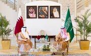 دیدار و گفت‌وگوی وزیران خارجه عربستان و قطر درباره مسائل منطقه