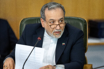 سخنرانی سید عباس عراقچی، وزیر امور خارجه در مراسم تقدیر از فعالان مراسم اربعین با حضور معاون اول رئیس جمهور