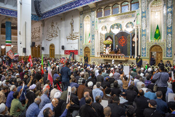 سخنرانی آیت الله اعرافی در مراسم چهلم امام شهید در حرم حضرت فاطمه معصومه(س)