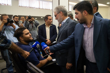 حضور حسین سیمایی‌صراف، وزیر علوم در دانشگاه امام صادق (ع)، حوزه برگزاری کنکور سراسری ۱۴۰۵ - تهران