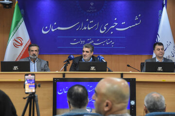 نشست خبری استاندار سمنان