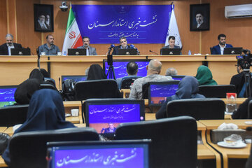 نشست خبری استاندار سمنان