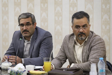 سخنرانی مهدی پناهی، رئیس پارک علم و فناوری دانشگاه فردوسی مشهد در نشست نخبگان، مبتکران و فناوران استان در جهاد دانشگاهی خراسان رضوی